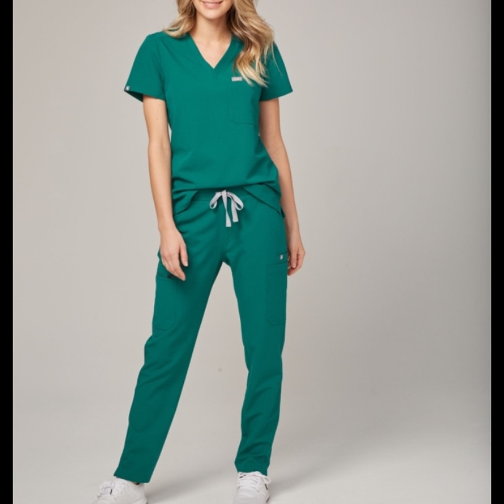 FIGS | Hunter Green XS Scrub Set Catarina Kade
